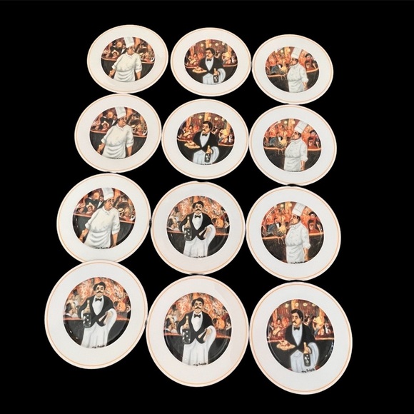 Set of 3 autographed the cabaret suite by eschenbach 8” plate I have 12 for sale - Picture 5 of 5